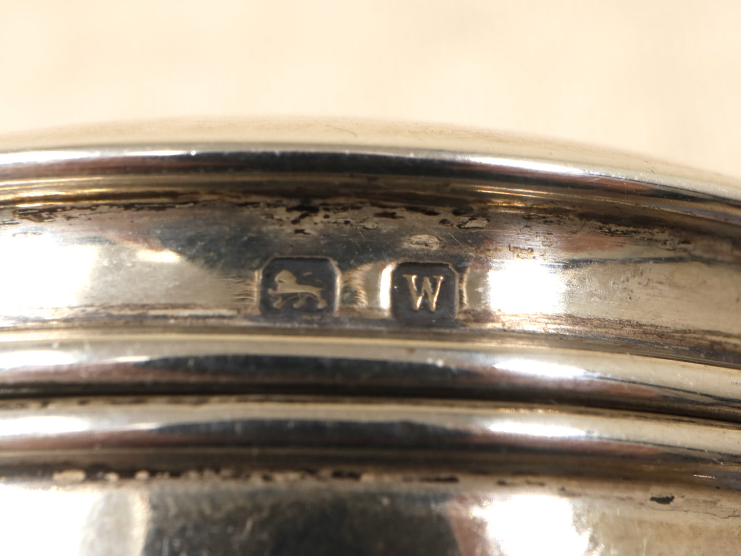 Antique Silver Edwardian Trinket Pot