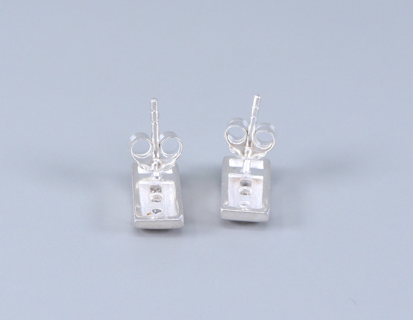 Silver Cubic Zirconia Stud Earrings
