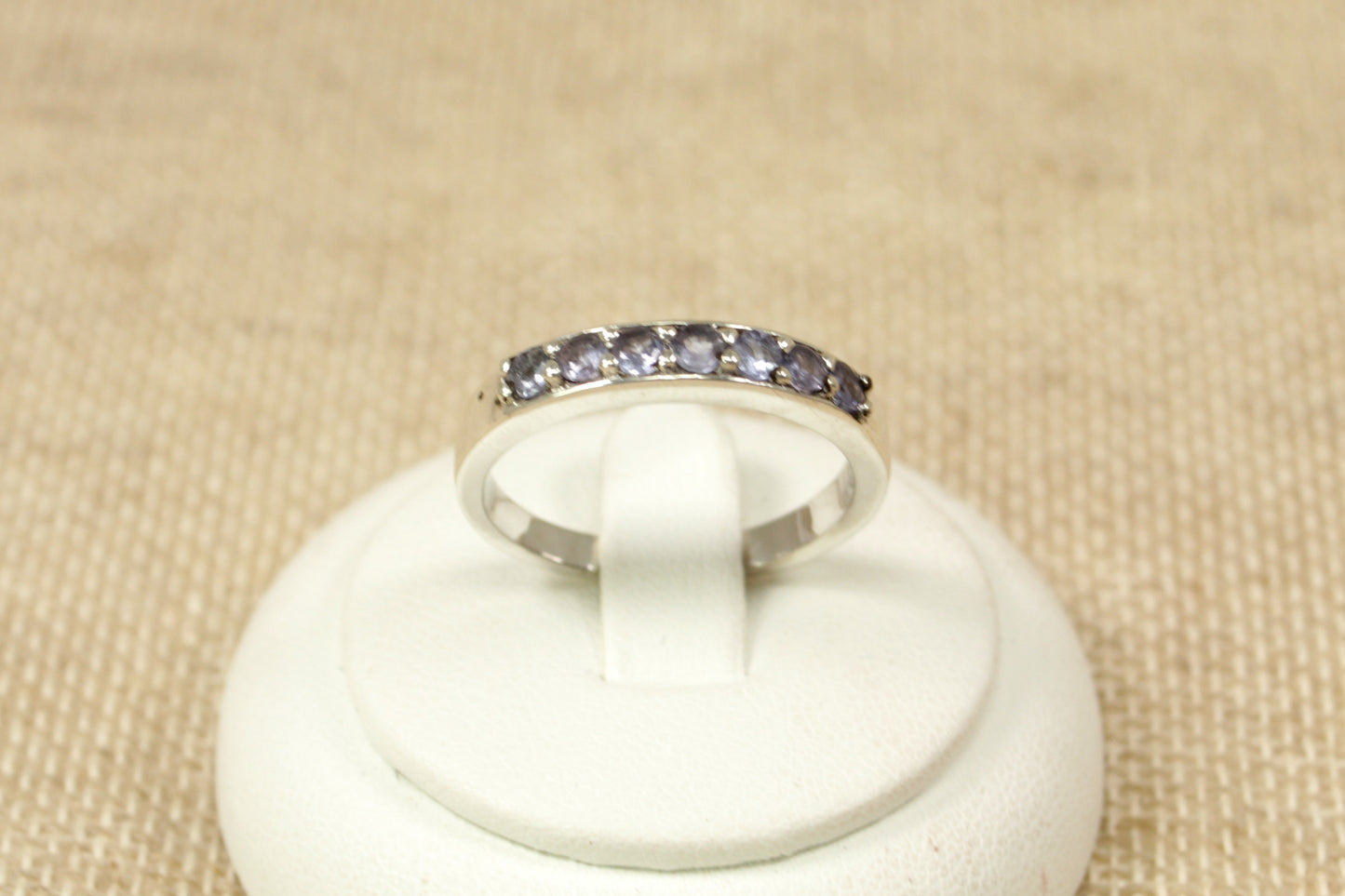 Sterling Silver Iolite Band Ring
