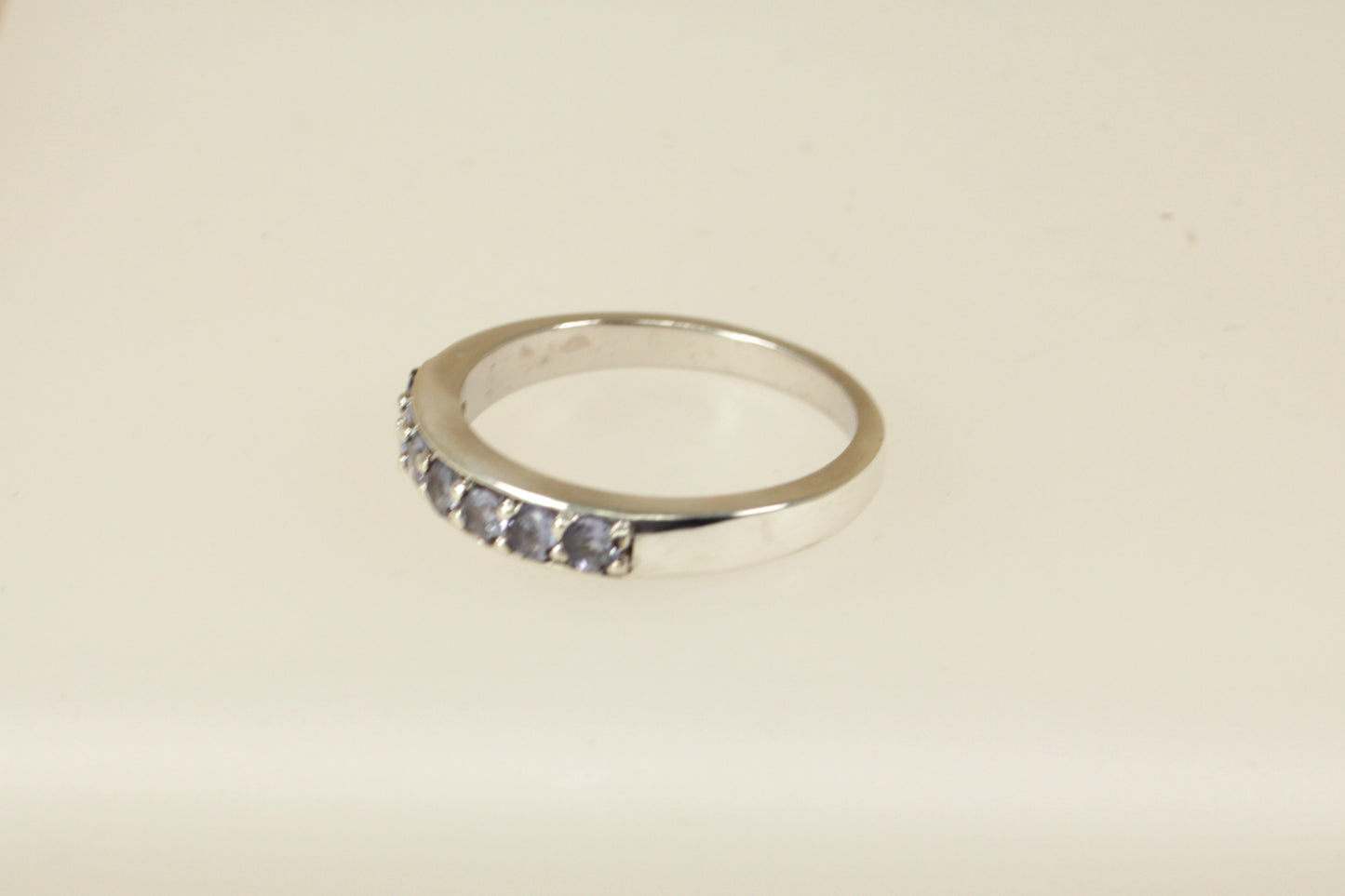 Sterling Silver Iolite Band Ring