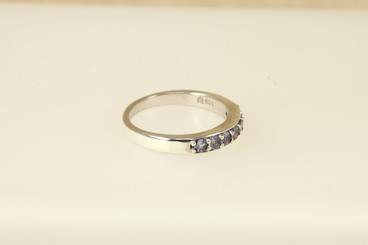 Sterling Silver Iolite Band Ring