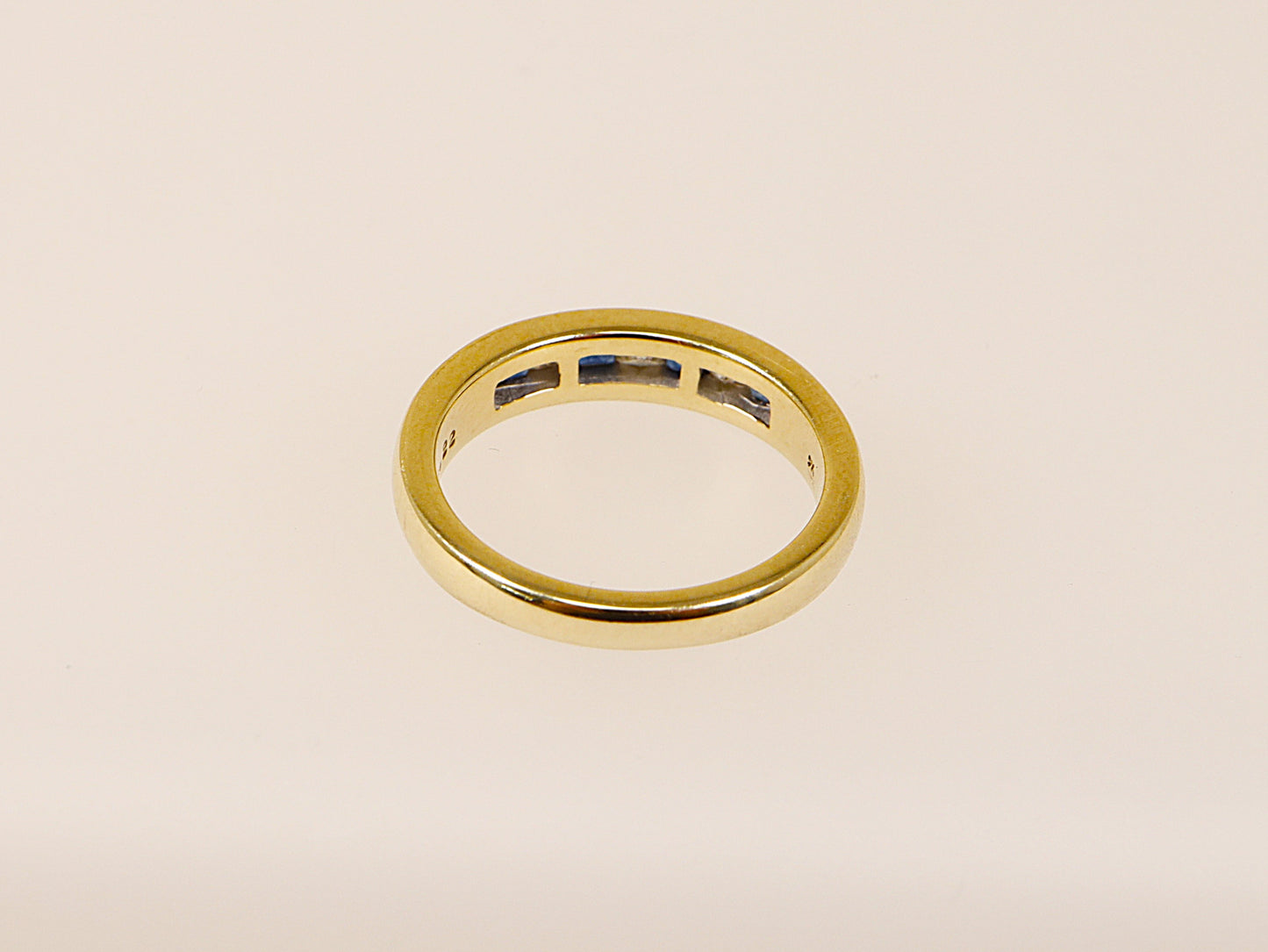 9ct Sapphire and Diamond Band Ring