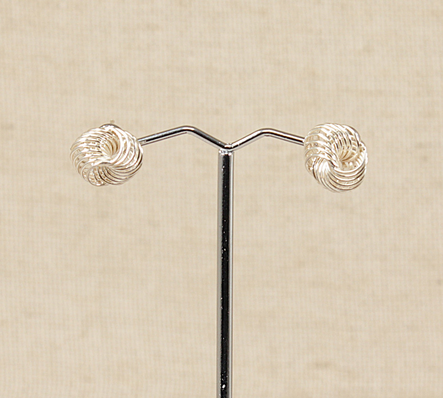 Silver and Sterling Silver Stud Earrings