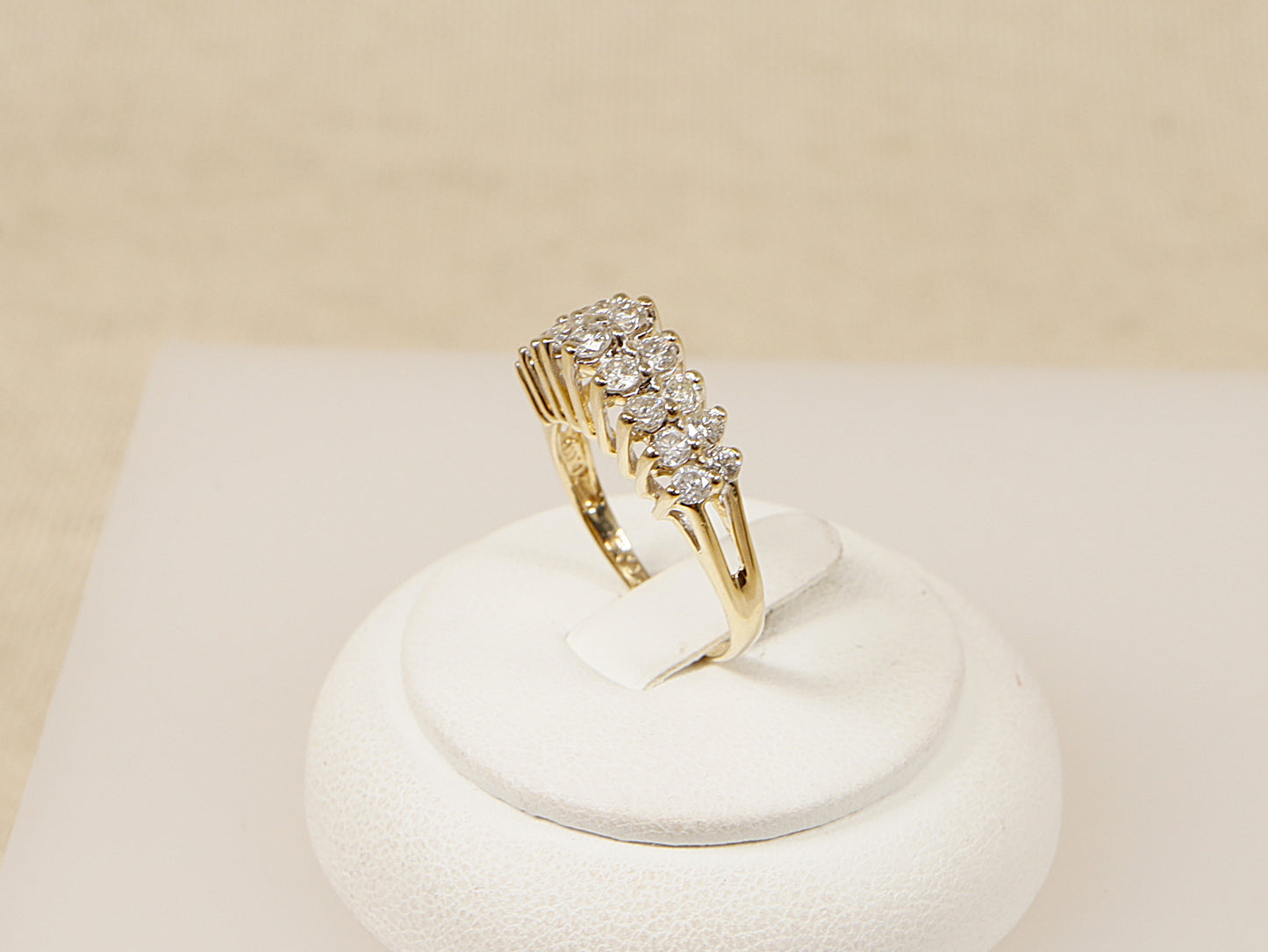 14ct Gold Diamond Cluster Ring