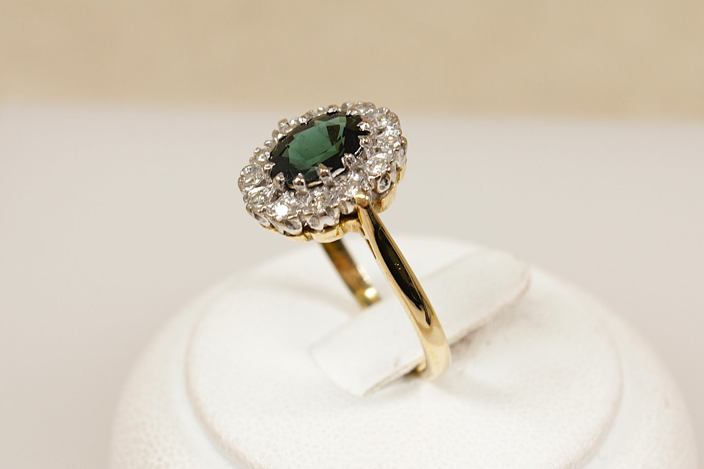 18ct Gold Sapphire & Diamond ‘Diana’ Ring