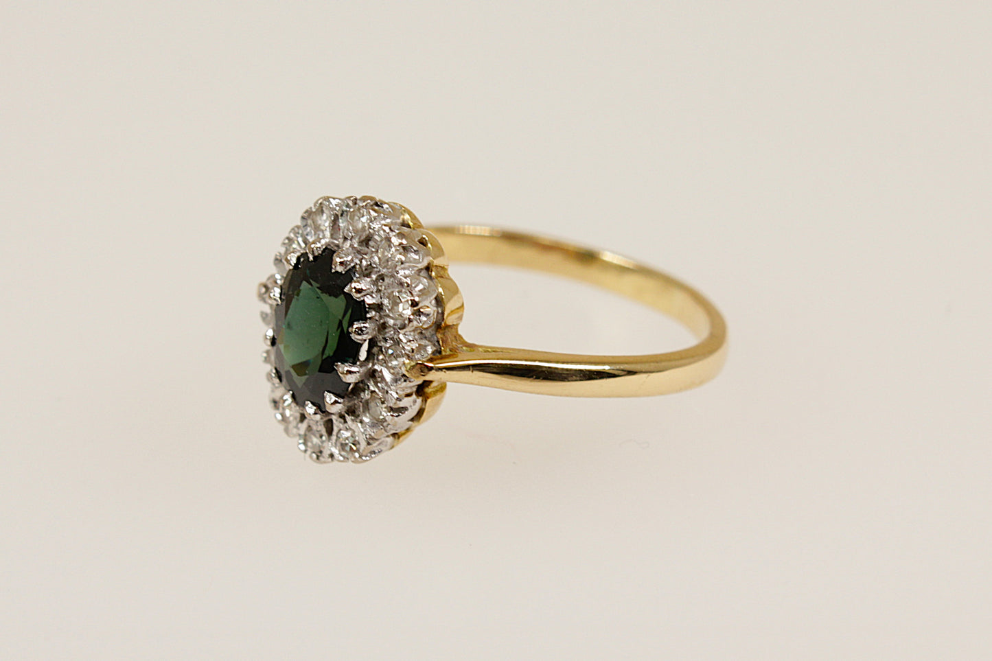 18ct Gold Sapphire & Diamond ‘Diana’ Ring