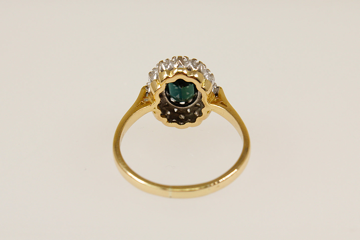 18ct Gold Sapphire & Diamond ‘Diana’ Ring
