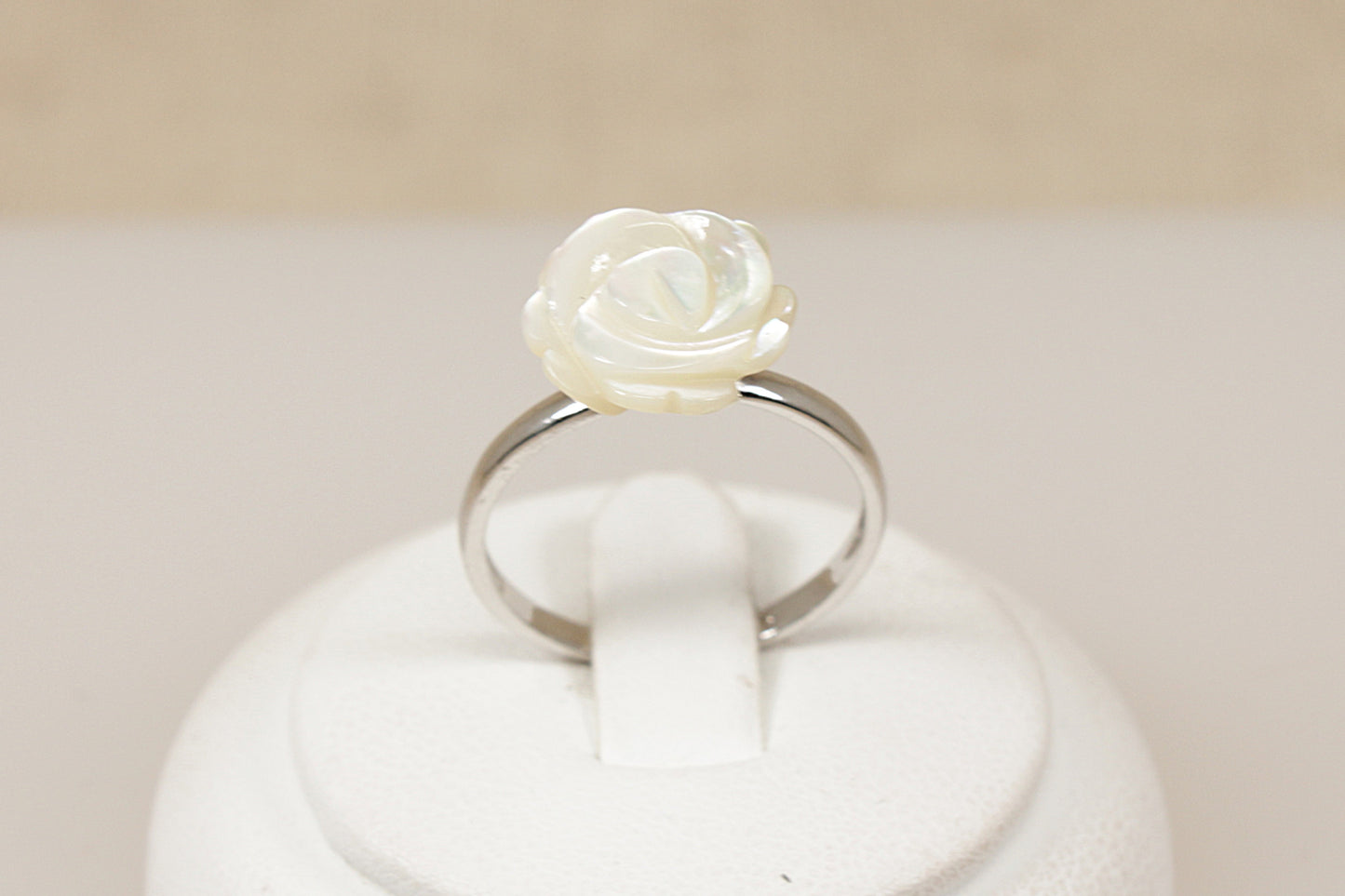 Silver Rose Ring