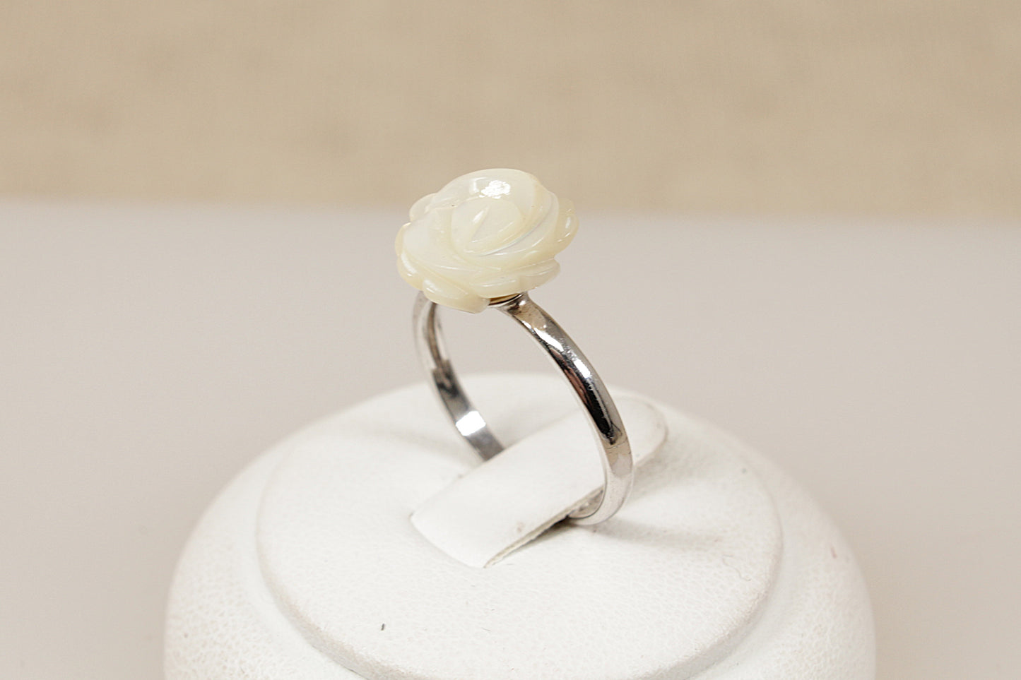 Silver Rose Ring