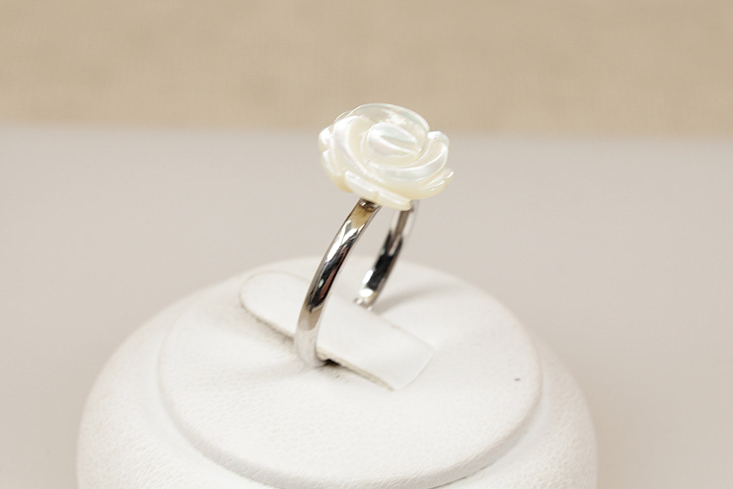 Silver Rose Ring