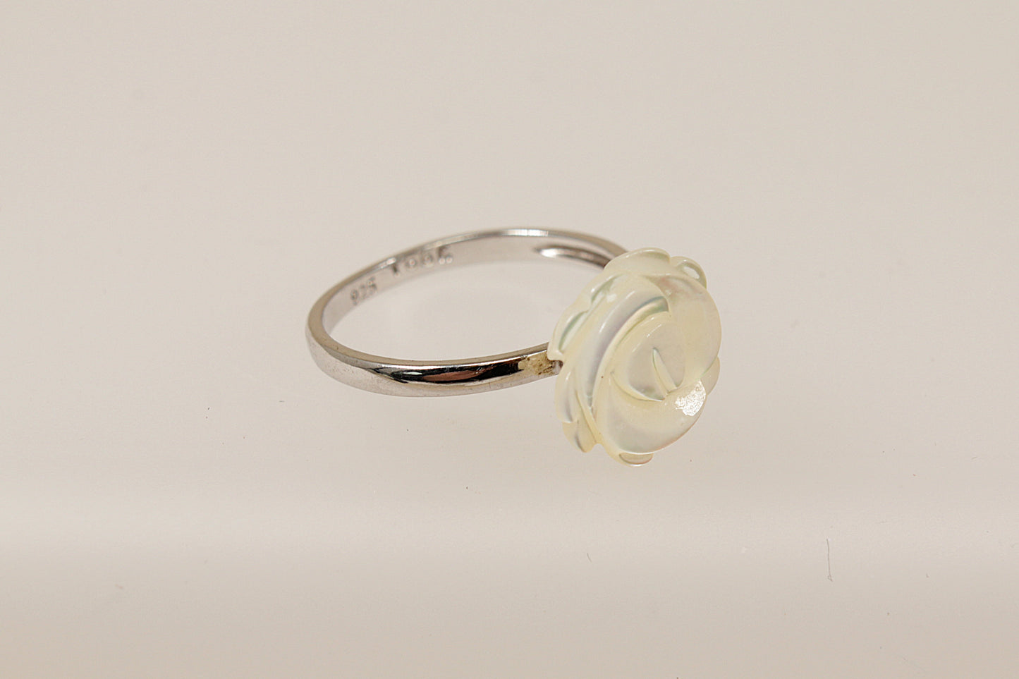 Silver Rose Ring