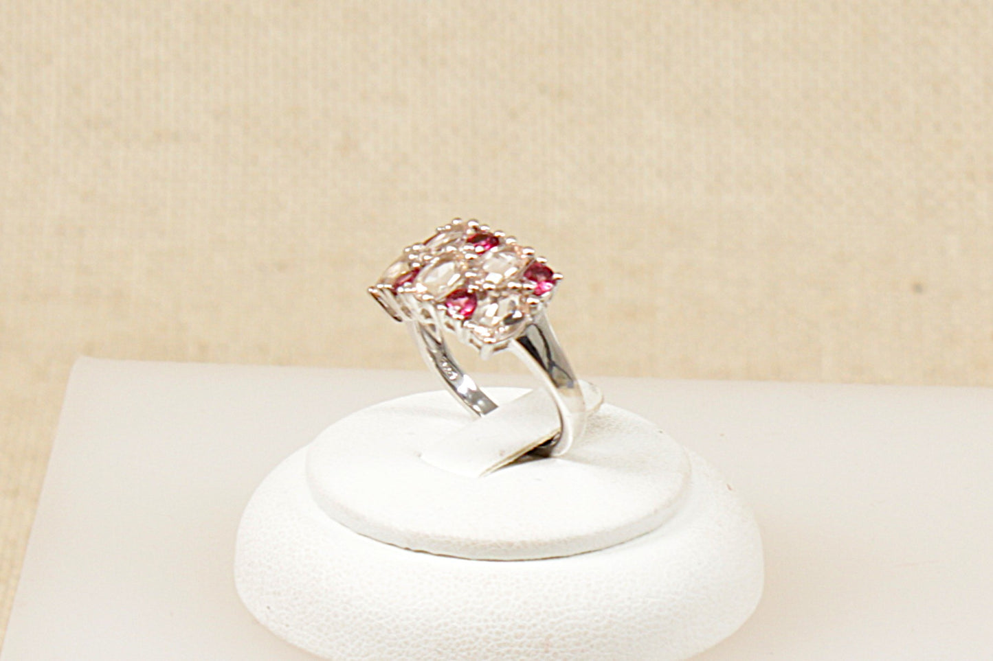 Silver Cluster Band ring