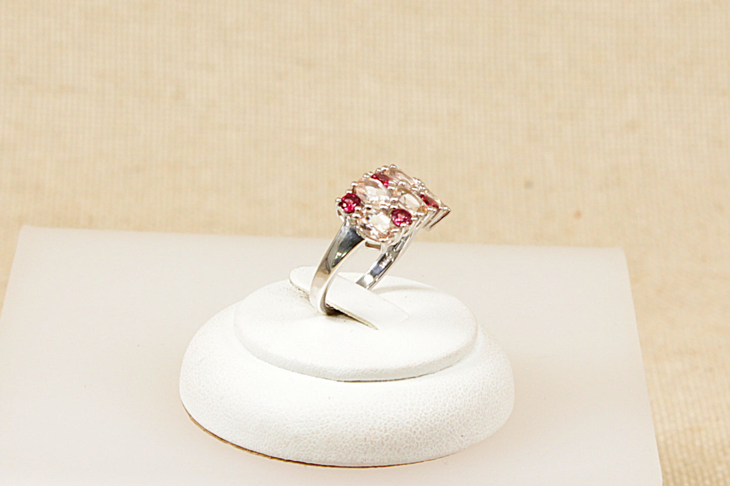 Silver Cluster Band ring
