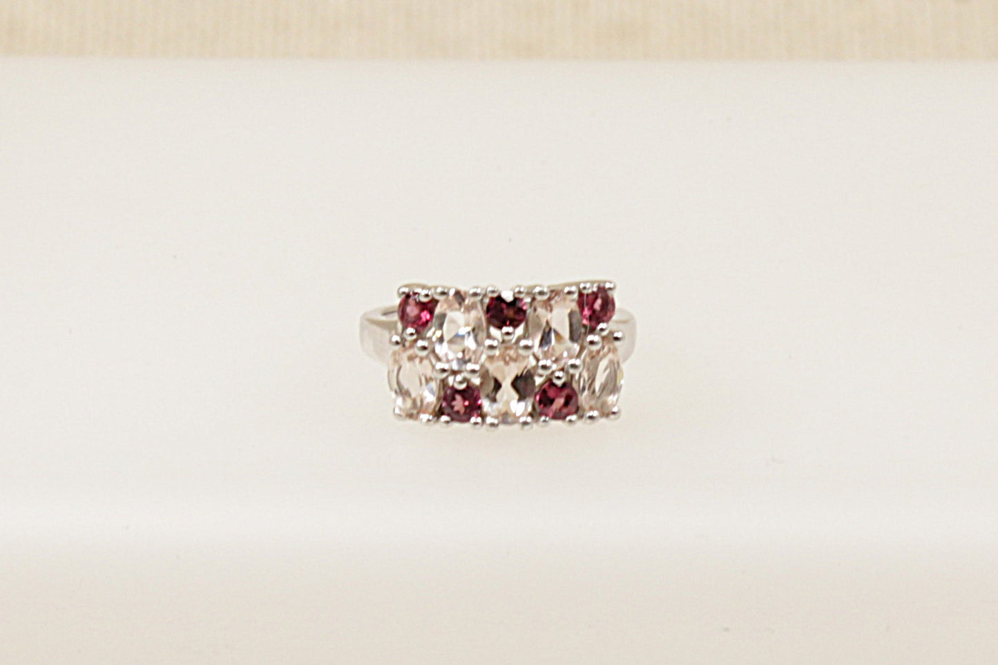 Silver Cluster Band ring