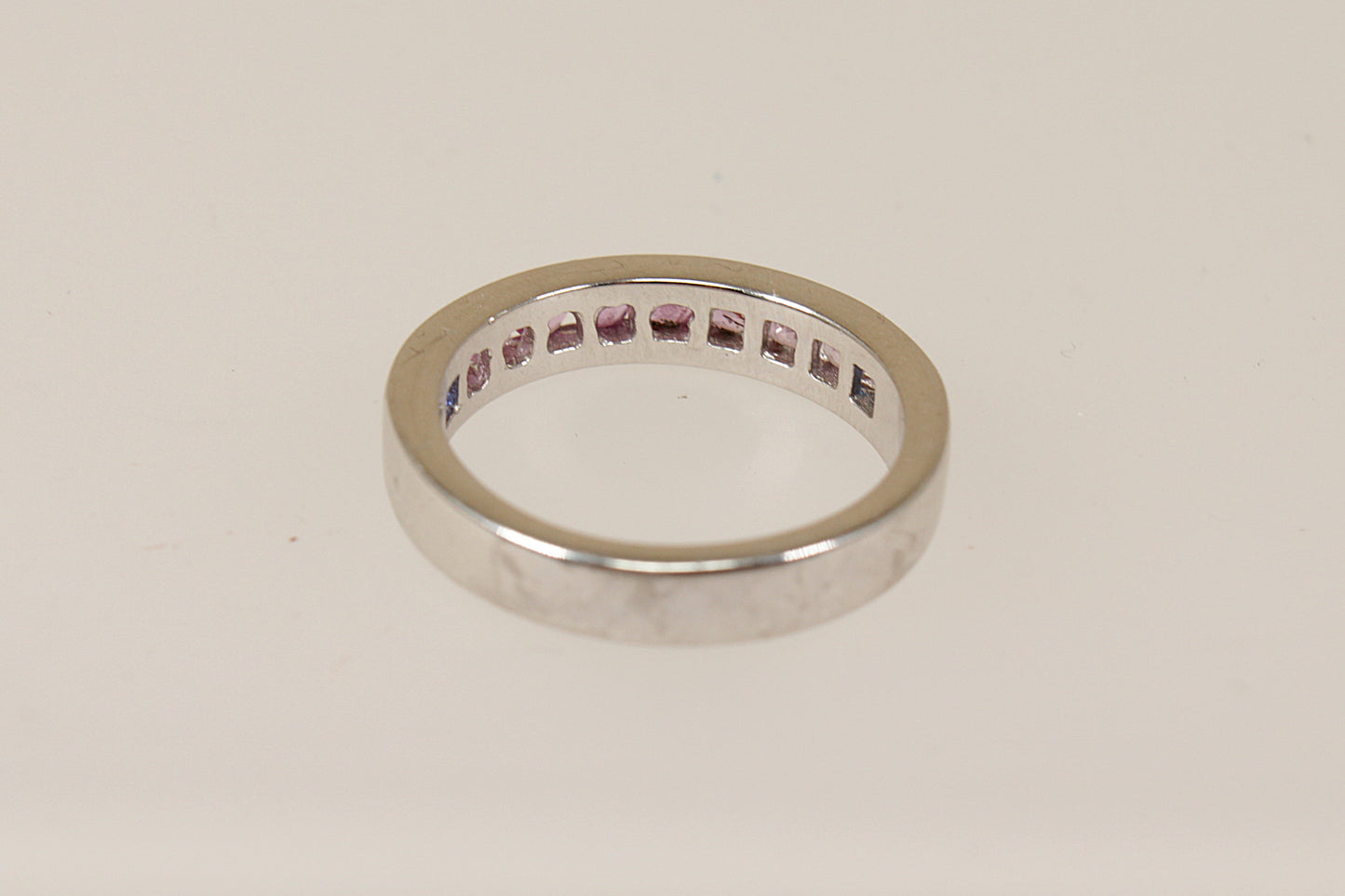 Silver Half Eternity Ring