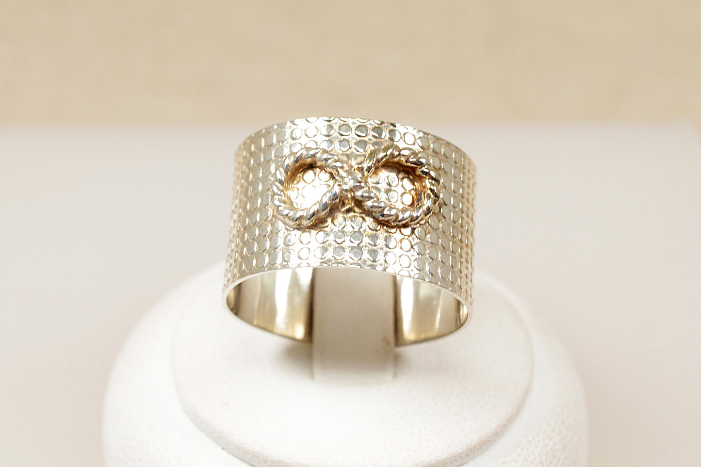 Silver Statement Band Ring