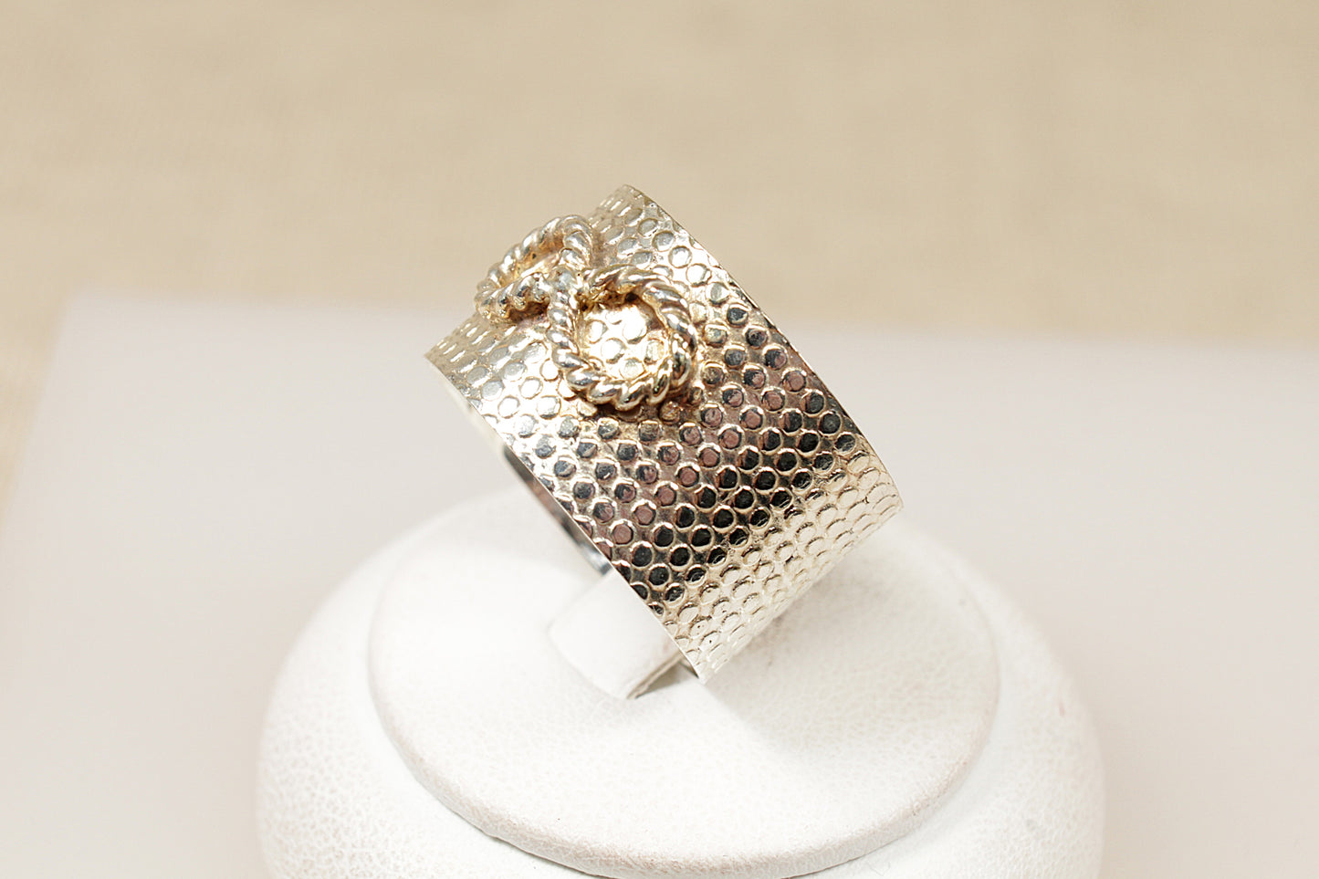 Silver Statement Band Ring