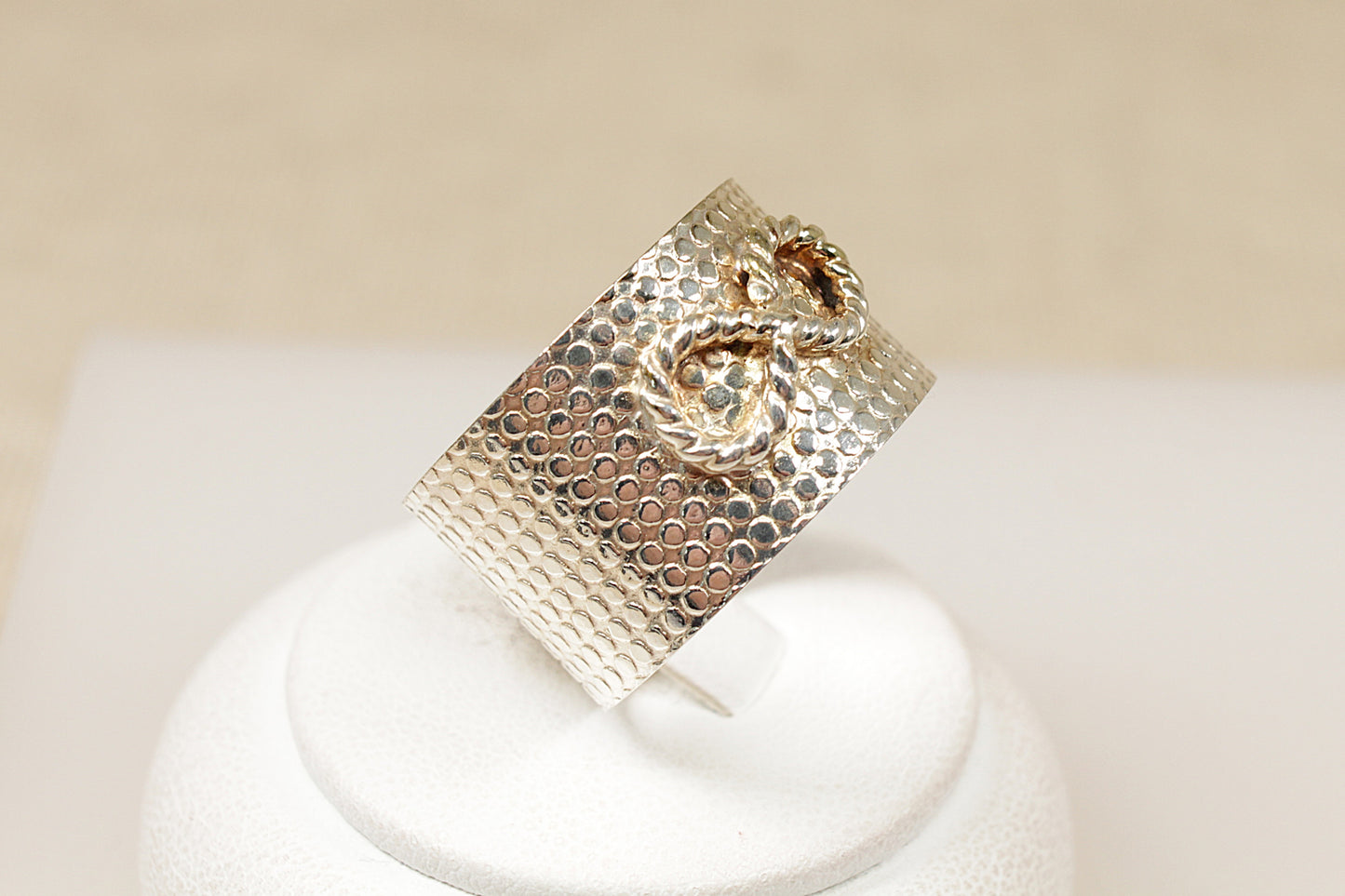 Silver Statement Band Ring