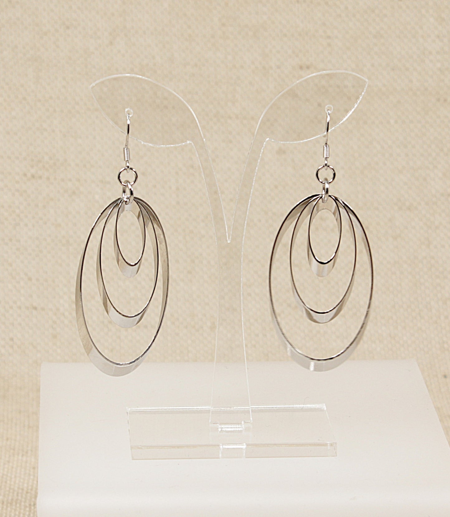 Silver Drop Earrings