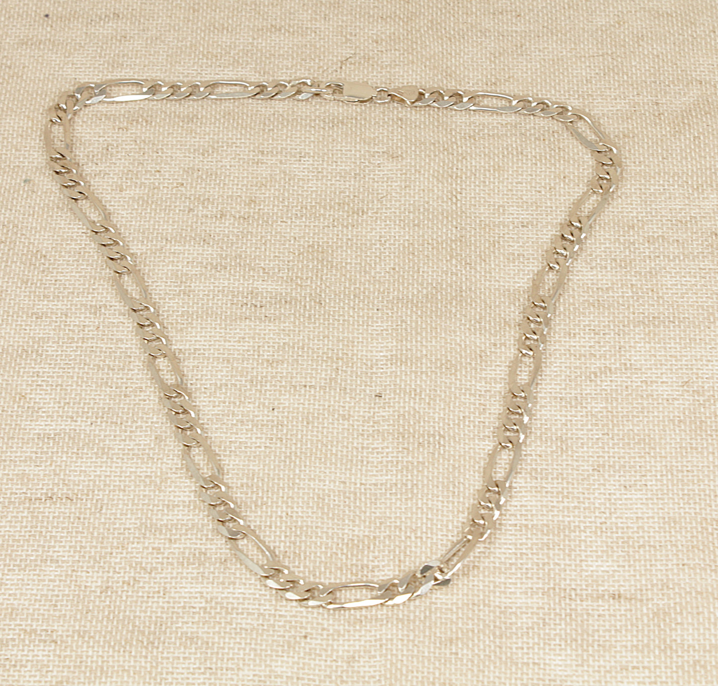 Silver Figaro Chain Necklace