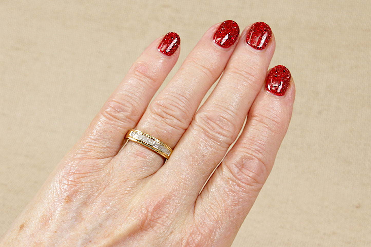 9ct Diamond Band Ring