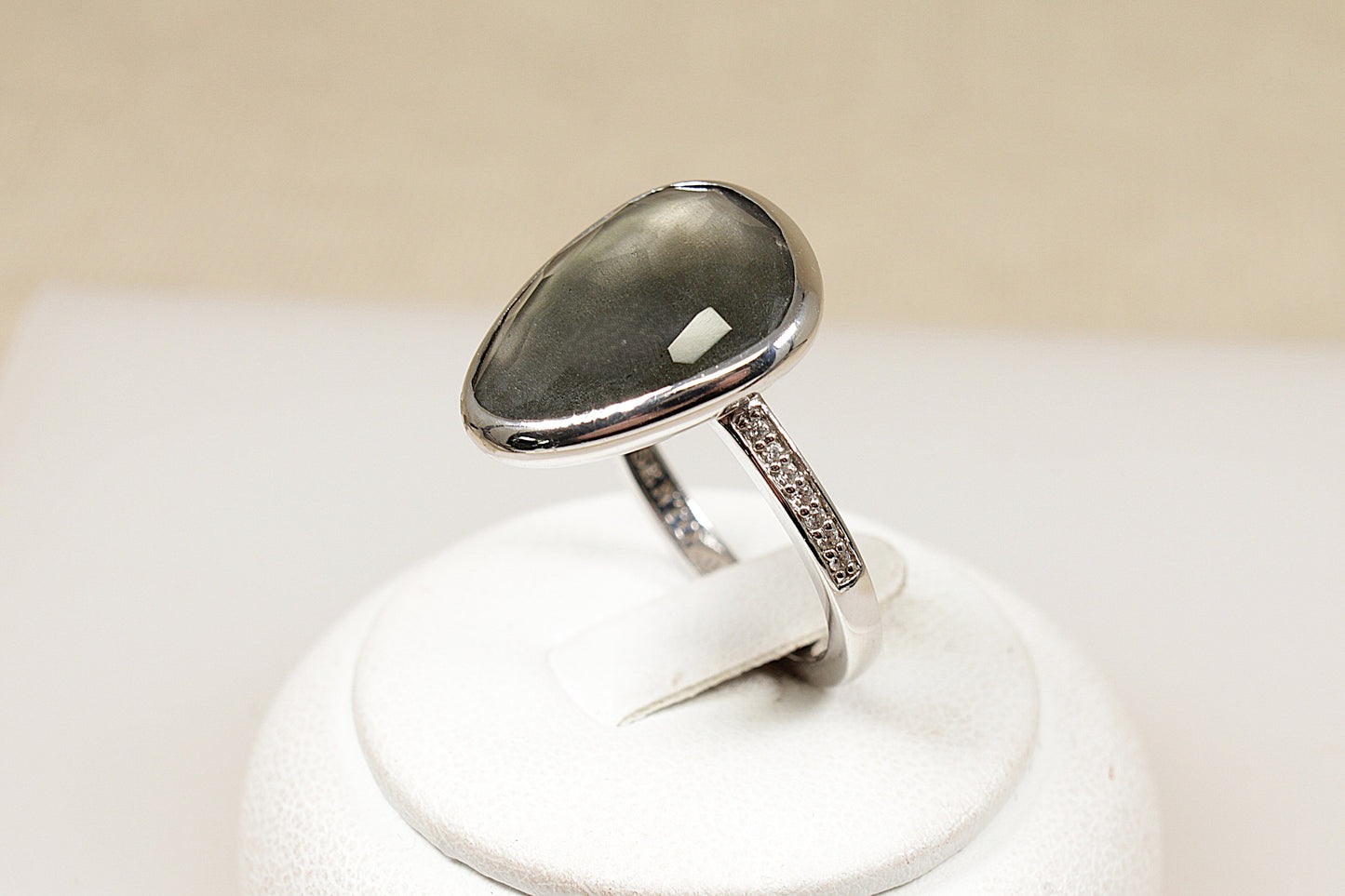Silver Italian ‘Ti Sento’ Statement Ring