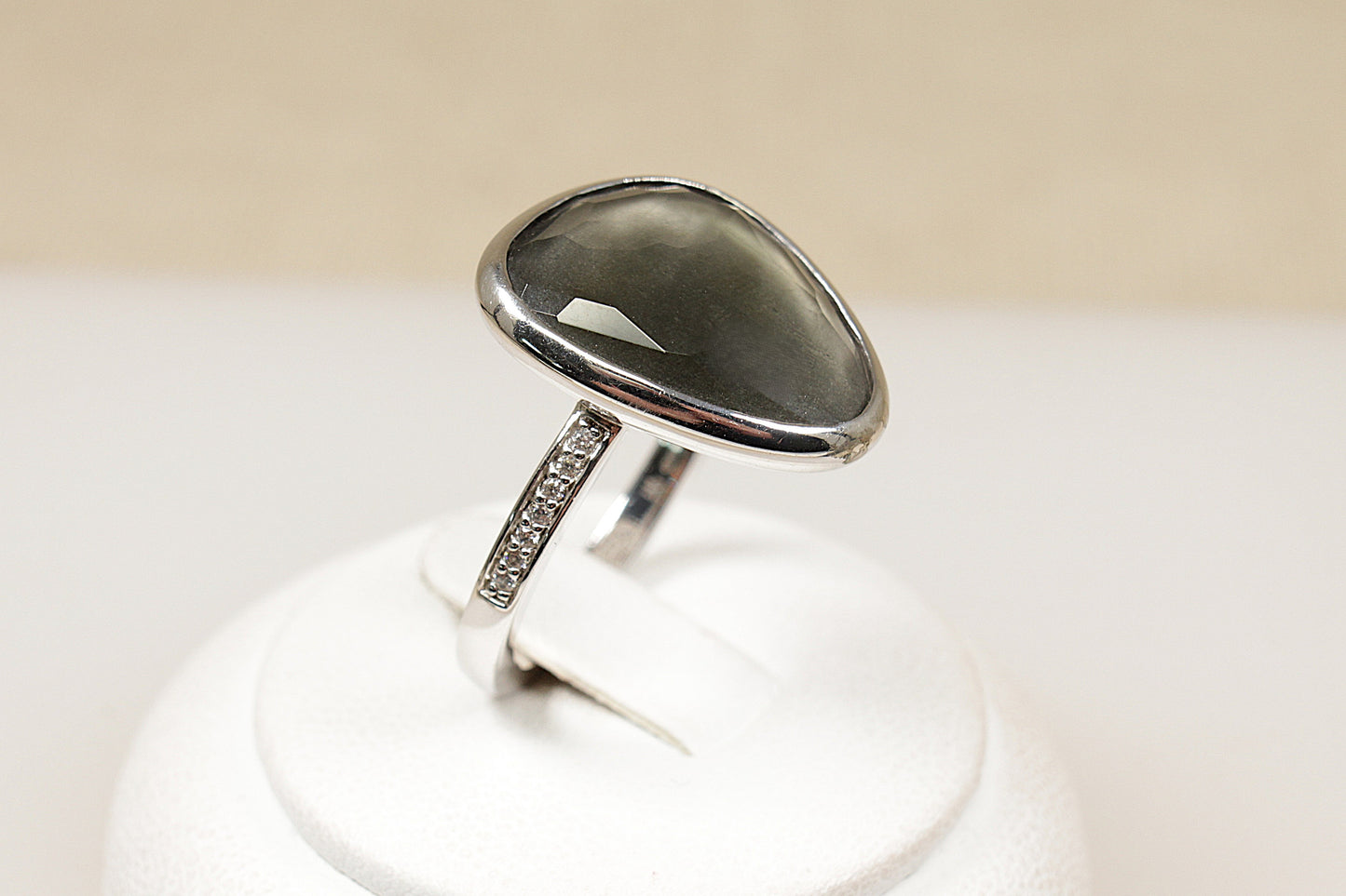 Silver Italian ‘Ti Sento’ Statement Ring