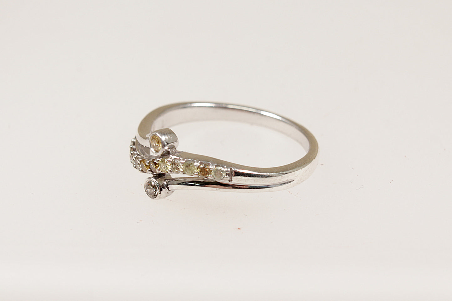 Silver Diamond Cluster Ring