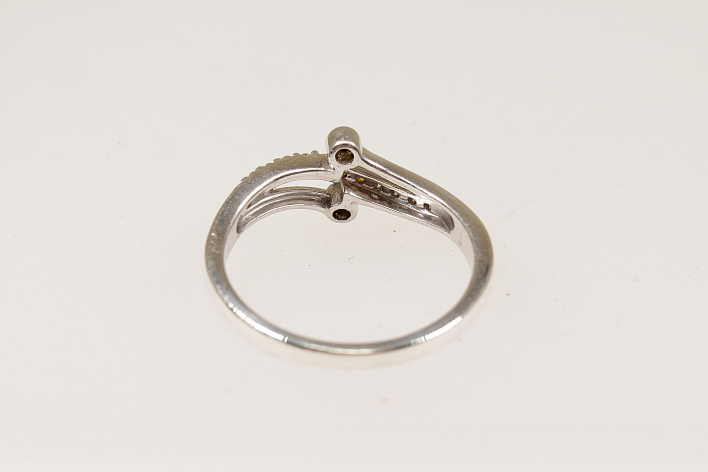 Silver Diamond Set Cluster Ring