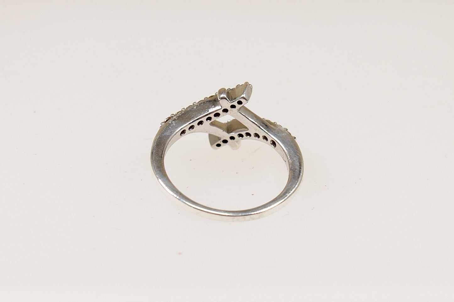 Sterling Silver Diamond Ring