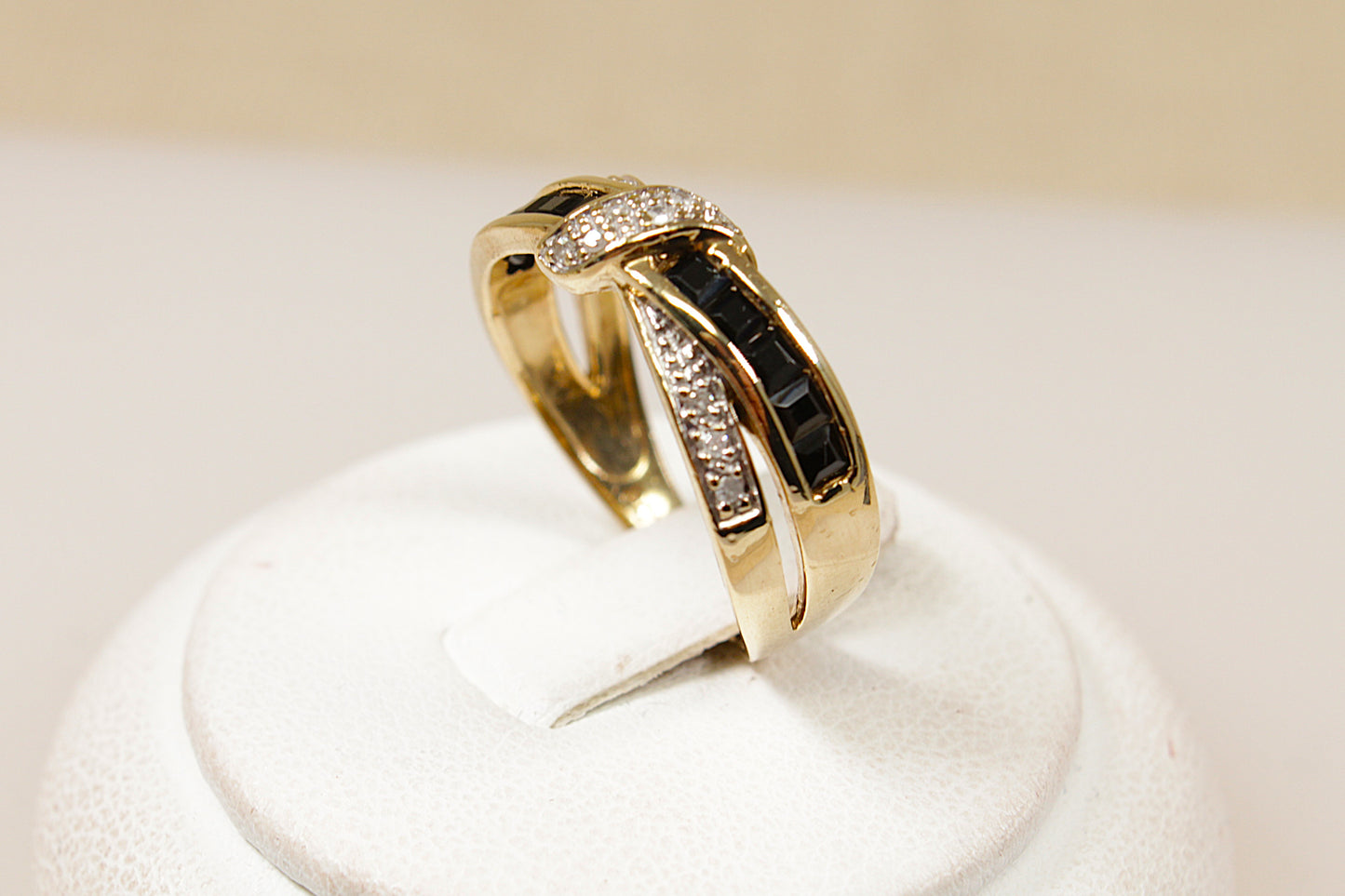 9ct Sapphire and Diamond Ring
