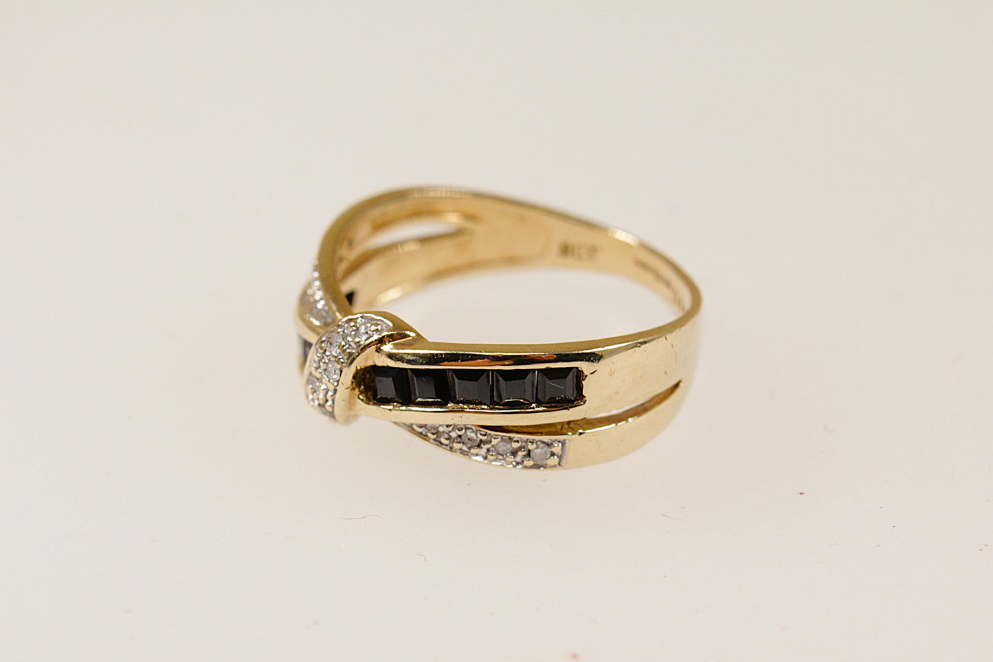 9ct Sapphire and Diamond Ring