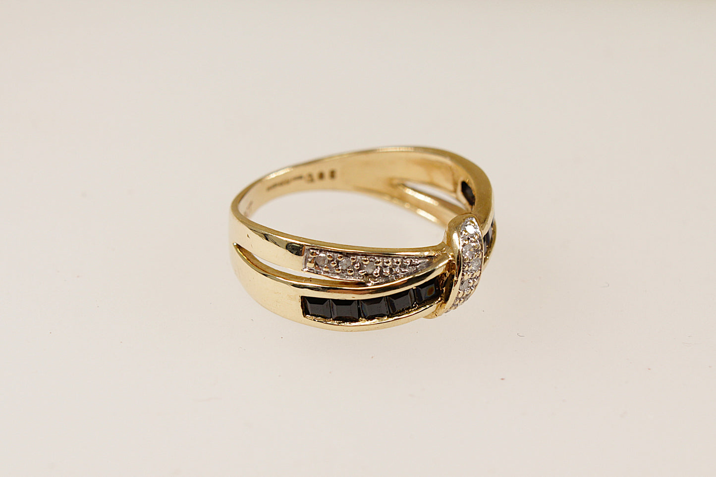 9ct Sapphire and Diamond Ring