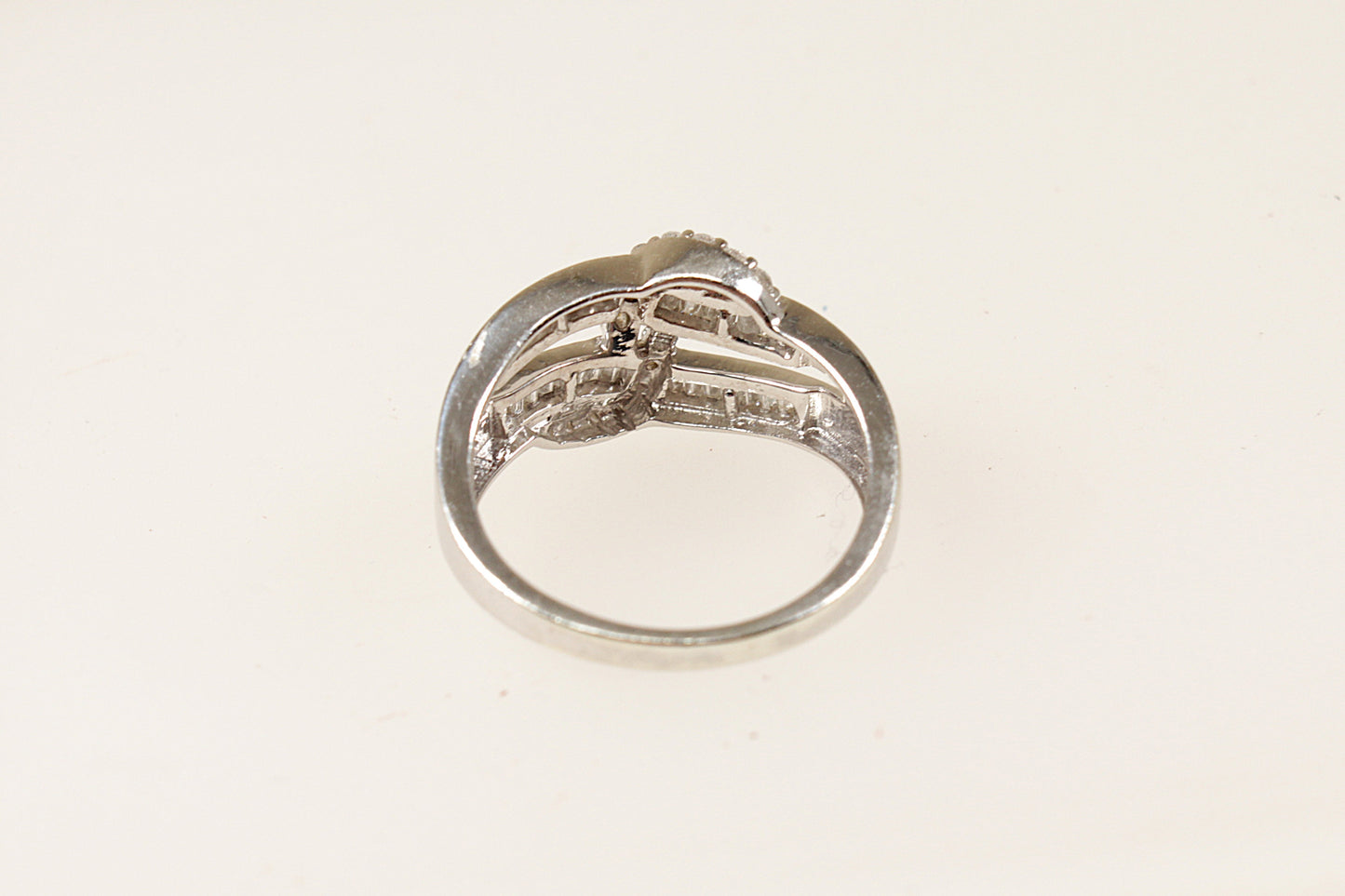 9ct White Gold Diamond Cluster Ring