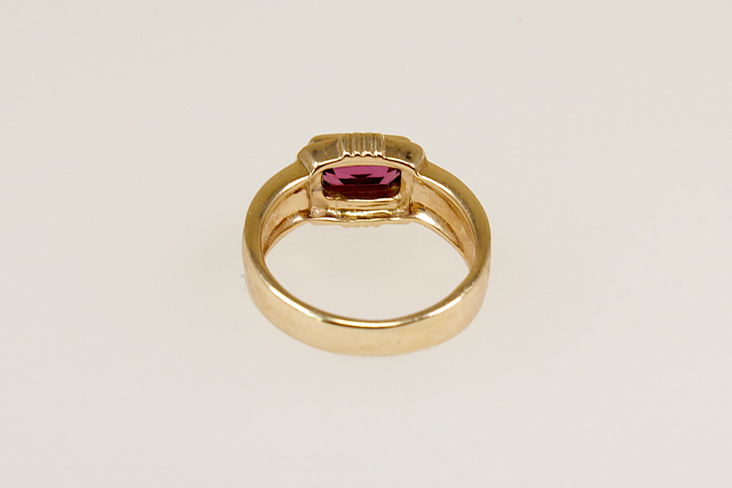 Vintage 9ct Rhodolite Garnet Gold Ring