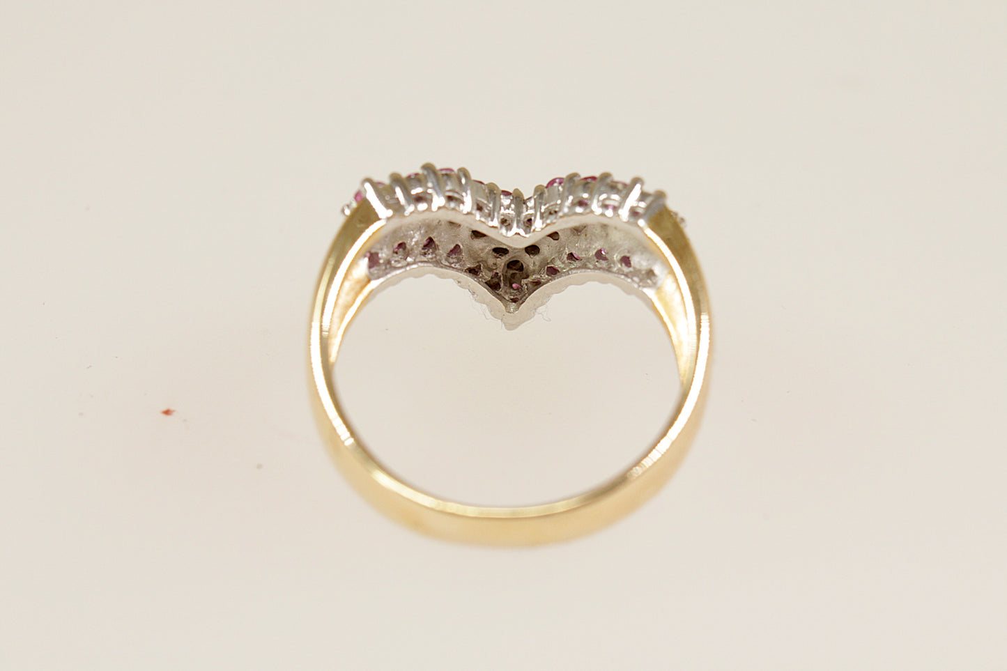 9ct Gold Ruby and Diamond Ring