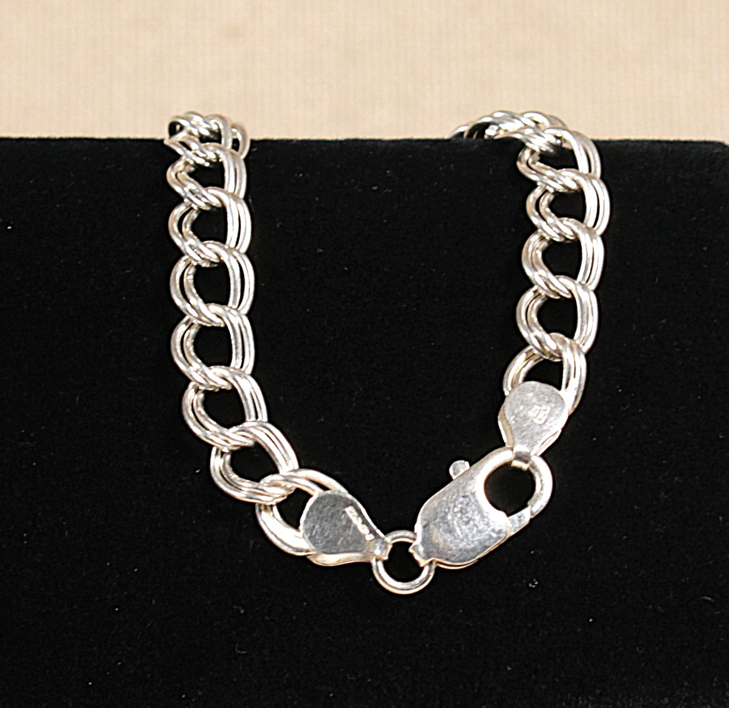 Silver Curb Link Bracelet