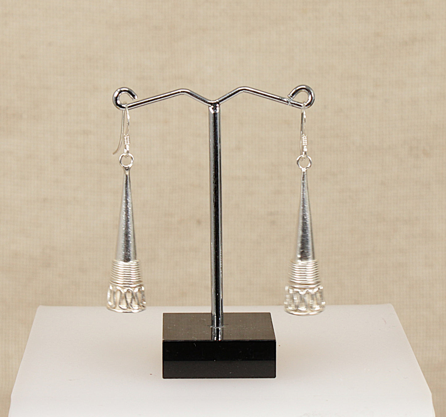 Silver Drop Earrings