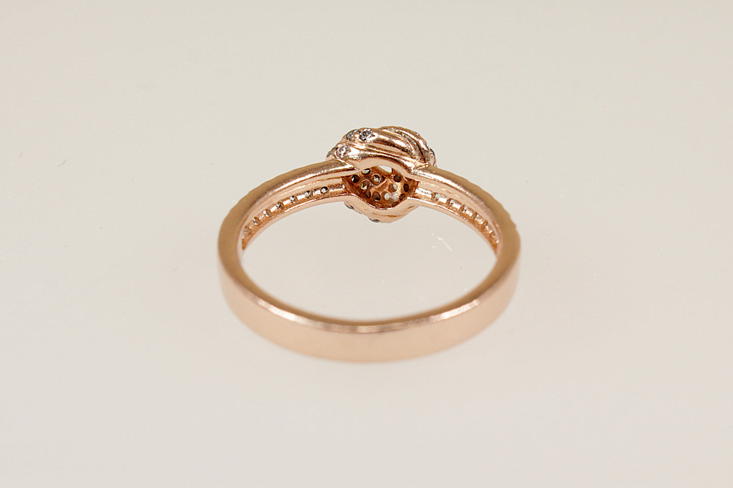 A Pretty Silver Gilt Pandora Ring