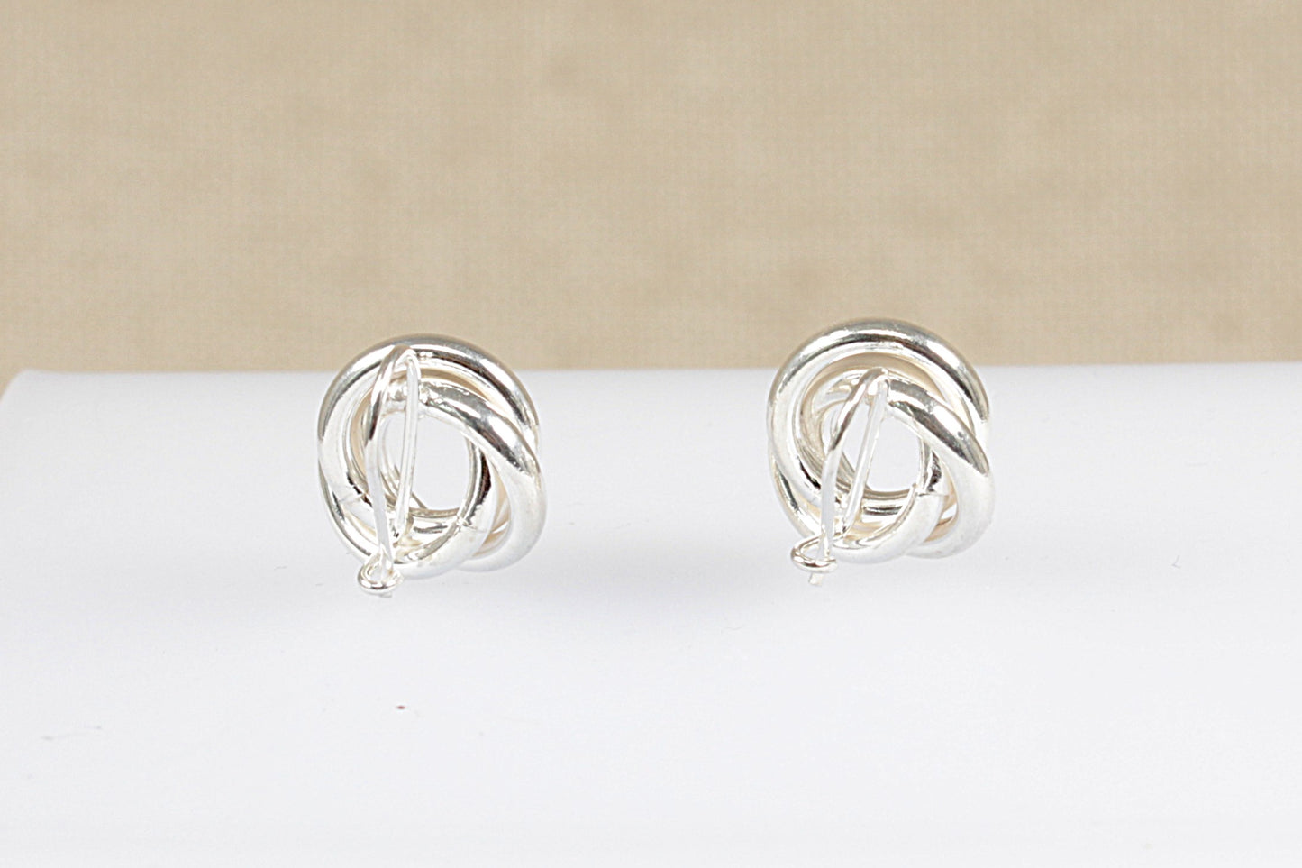 Swirly Silver Earrings