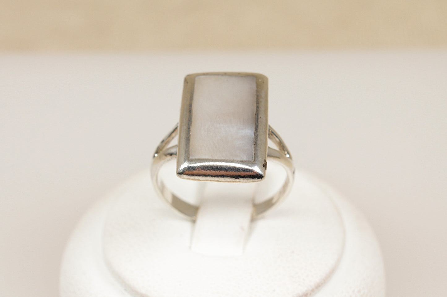 Silver and Mother of Pearl Ring