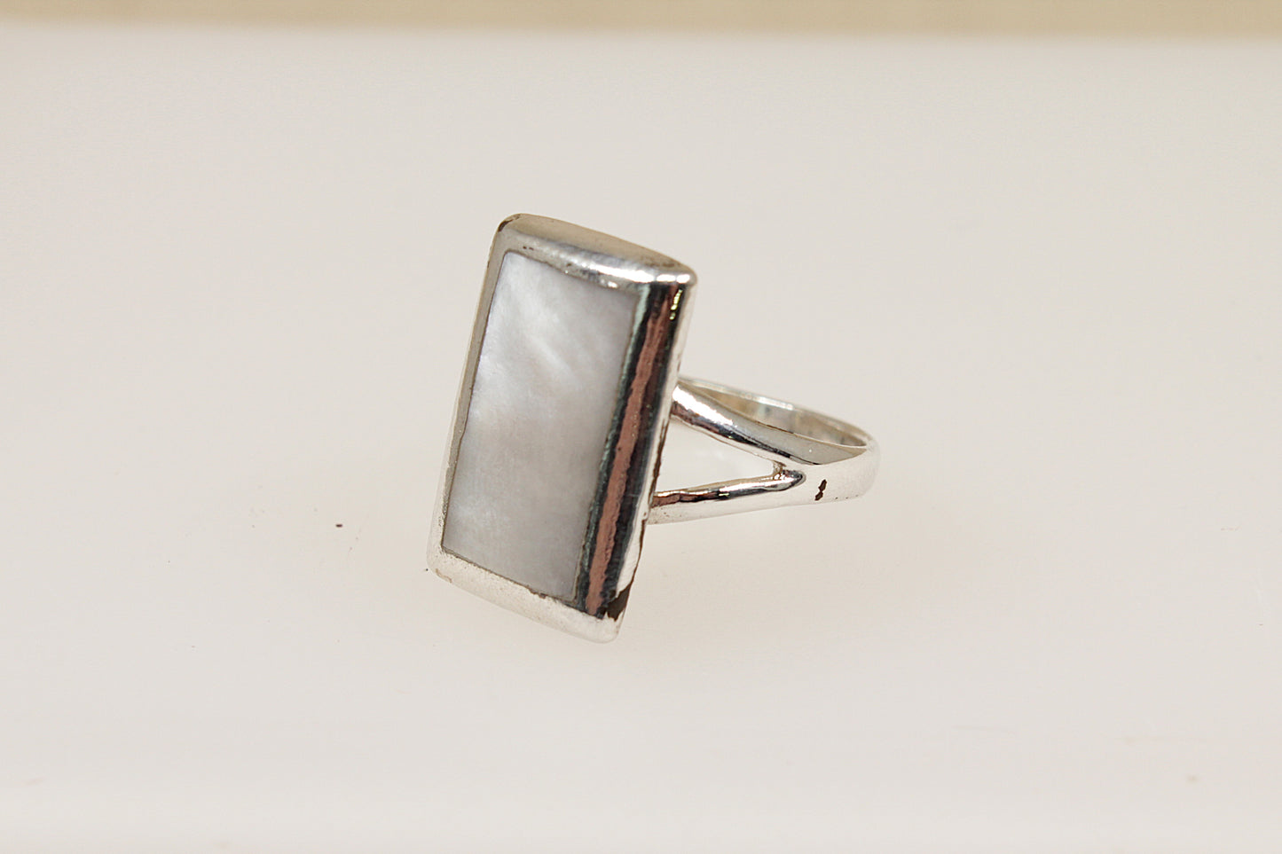 Silver and Mother of Pearl Ring