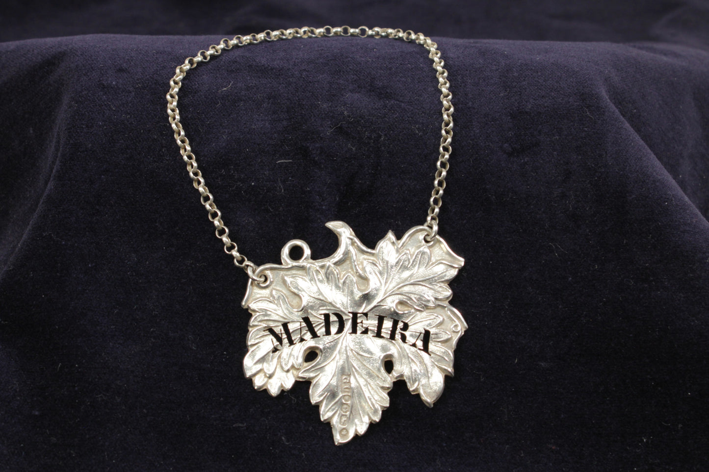 A Pair of Victorian Antique Silver Decanter / Bottle Labels