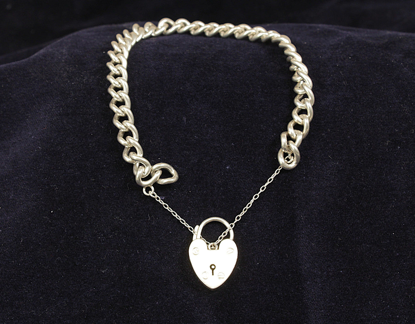 Silver Curb Link Bracelet