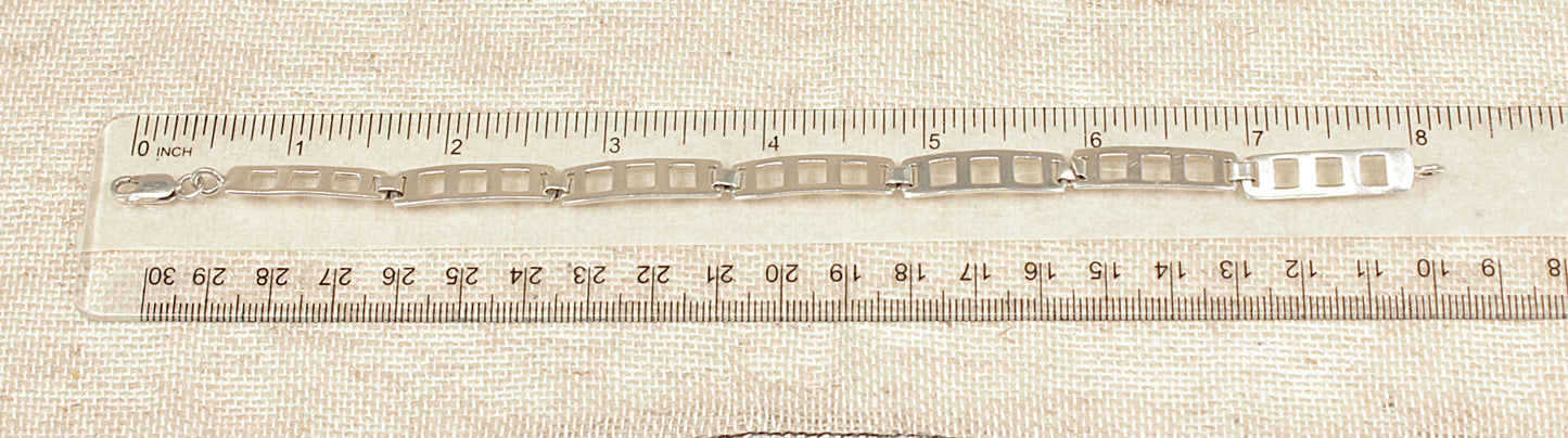 Sterling Silver Link Bracelet