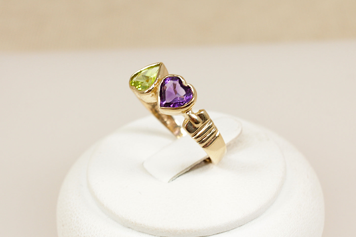 Vintage Double Heart Ring