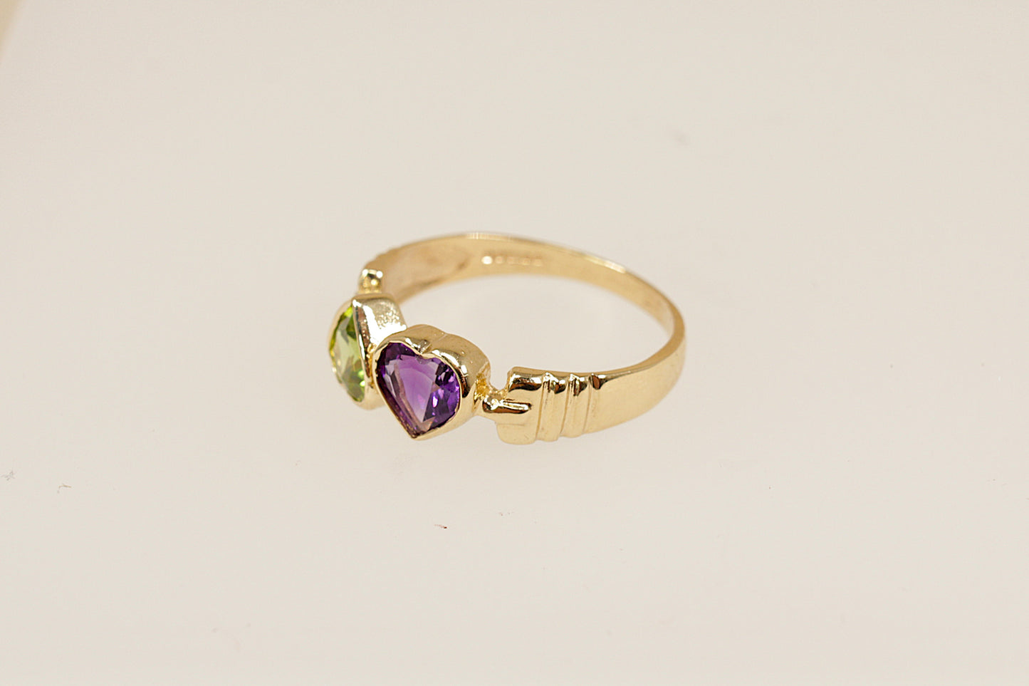 Vintage Double Heart Ring