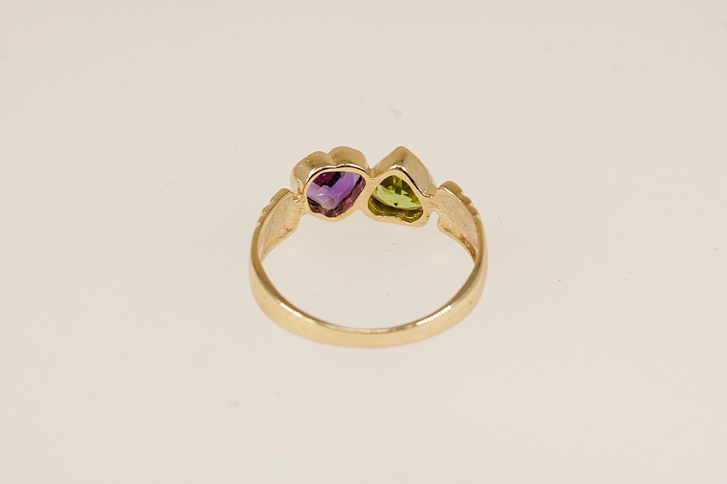 Vintage Double Heart Ring