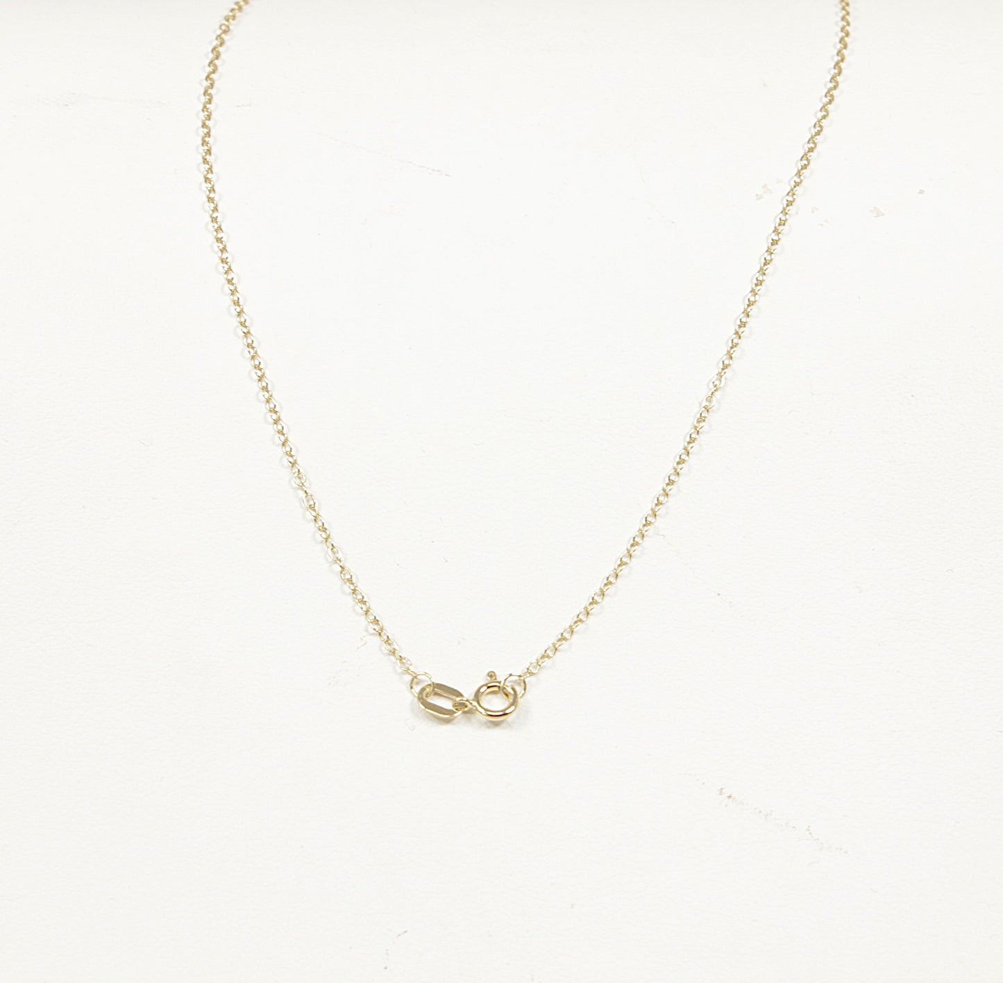 9ct Gold Fire Opal Pendant and Chain Necklace