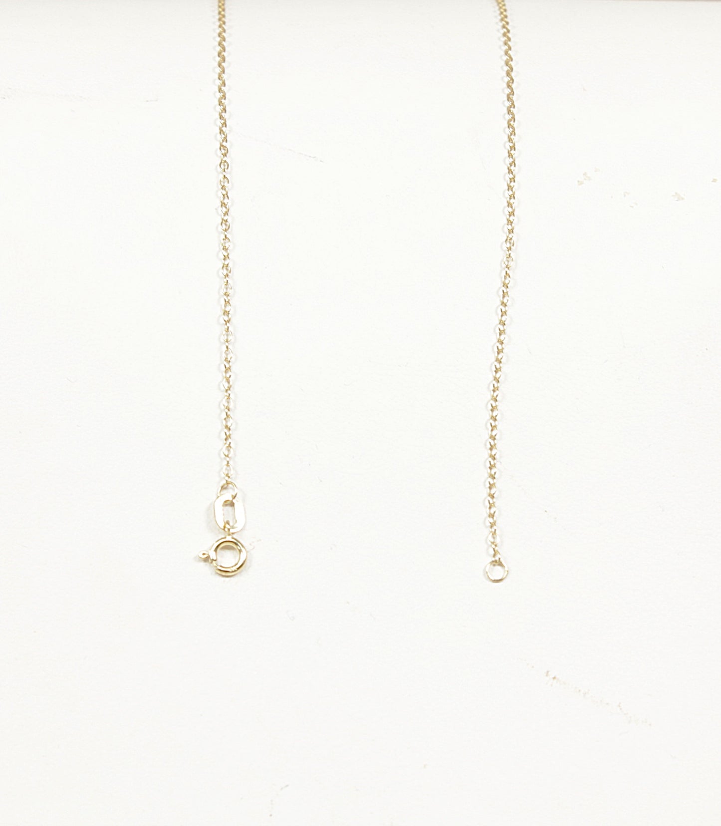 9ct Gold Fire Opal Pendant and Chain Necklace